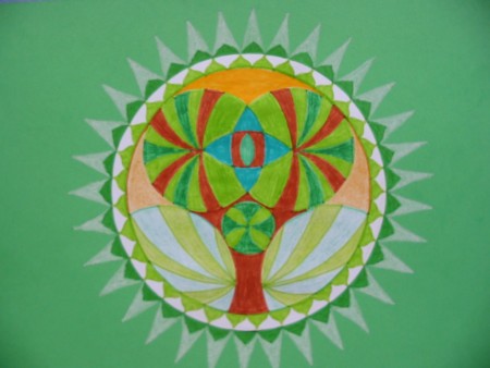 mandala energie větru